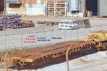 60' 6-axle heavy duty flat has load limit of 301,200 #